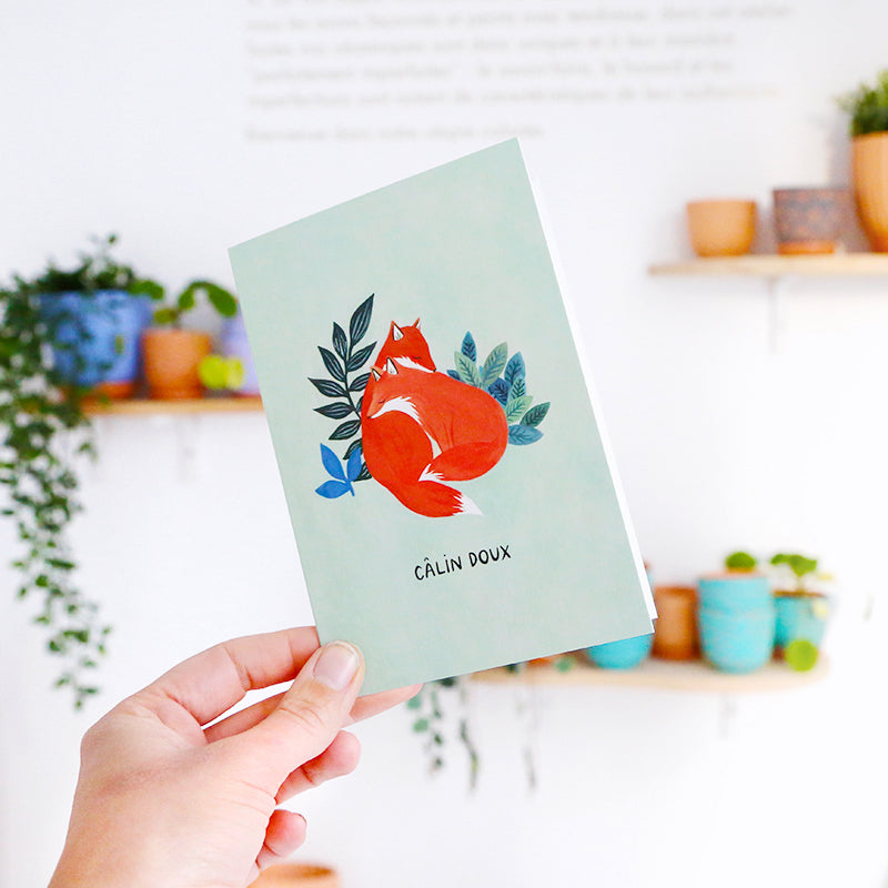 Carte "Câlin doux"
