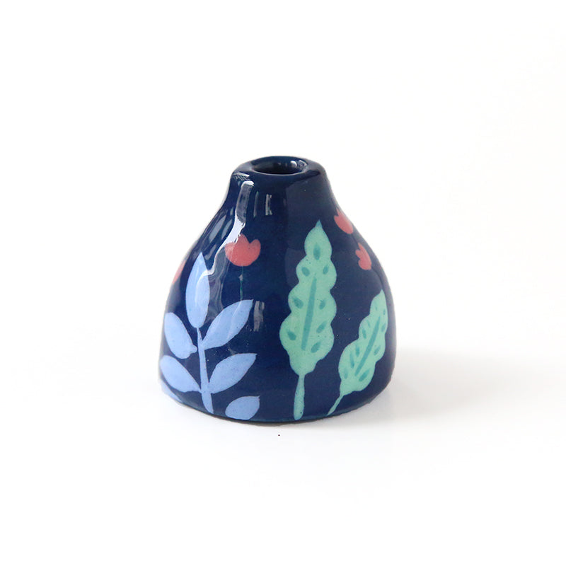 Mini Vase - Jungle bleue