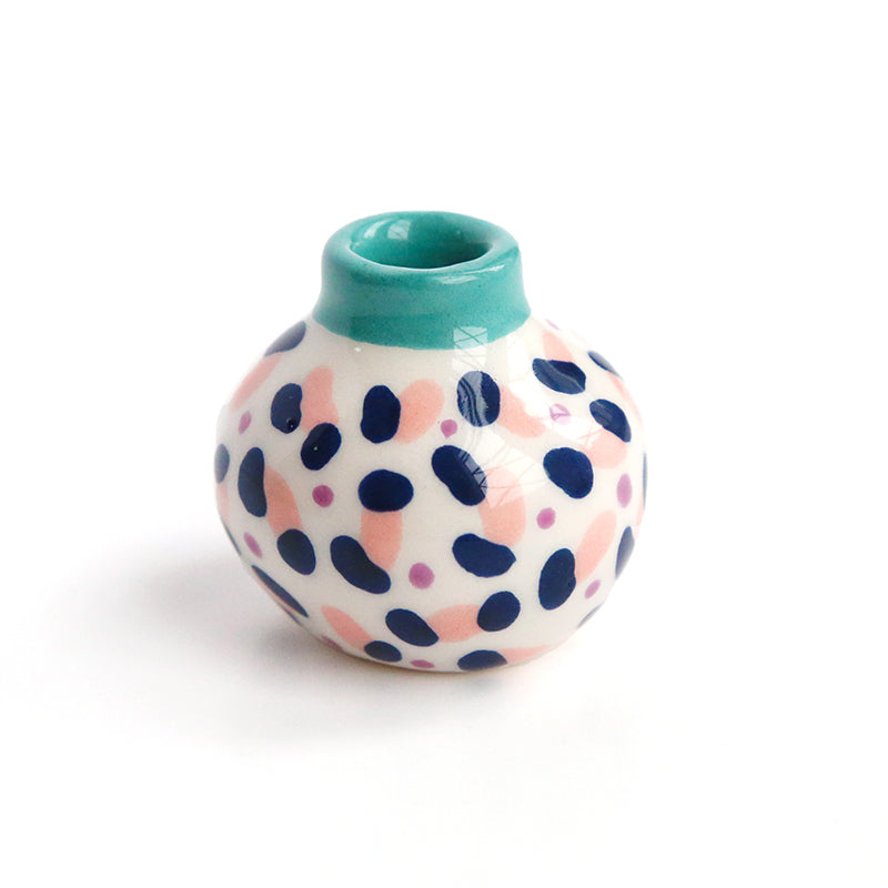 Mini Vase - Confettis roses