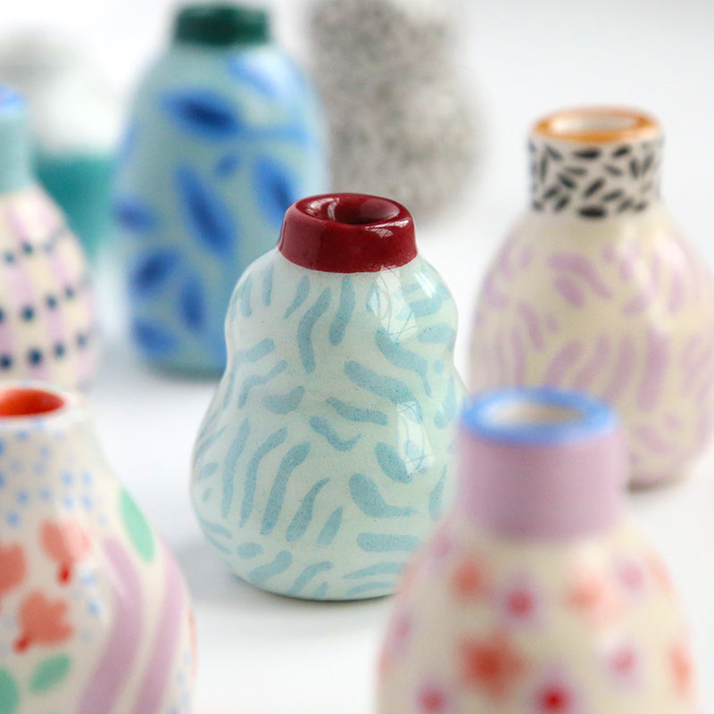 Mini Vase Mama - Aqua