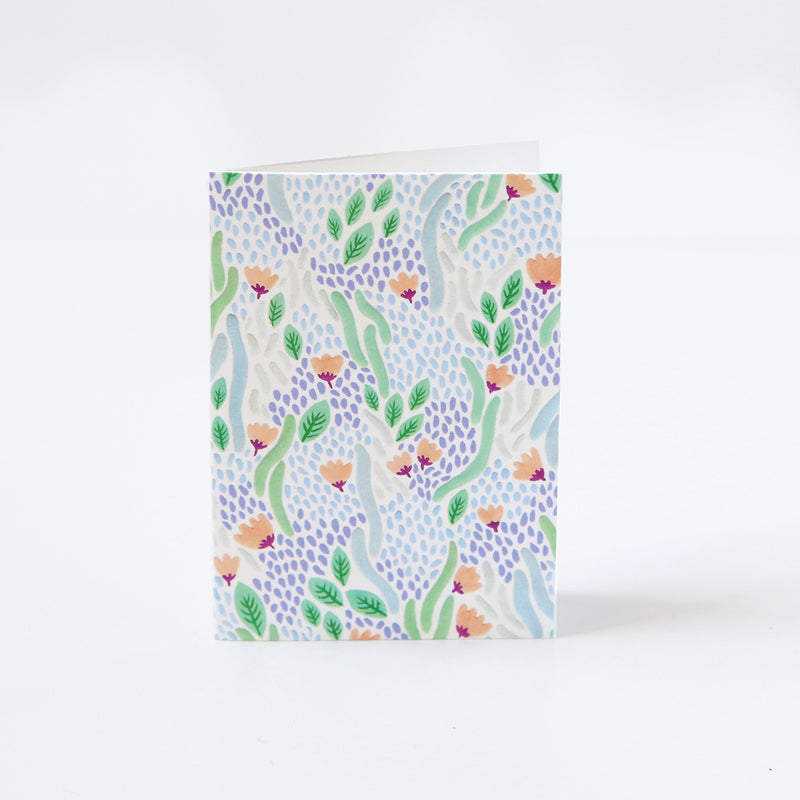 Mini Carte "Rivière de fleurs"