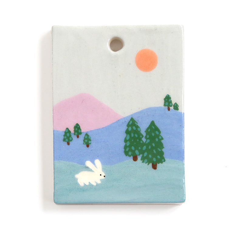 Mini tableau - L'oiseau dans les feuillages