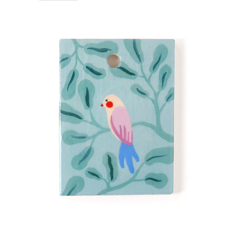 Mini tableau - L'oiseau dans les feuillages