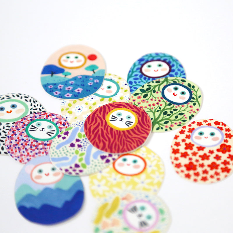 12 Stickers - Grigris Magiques