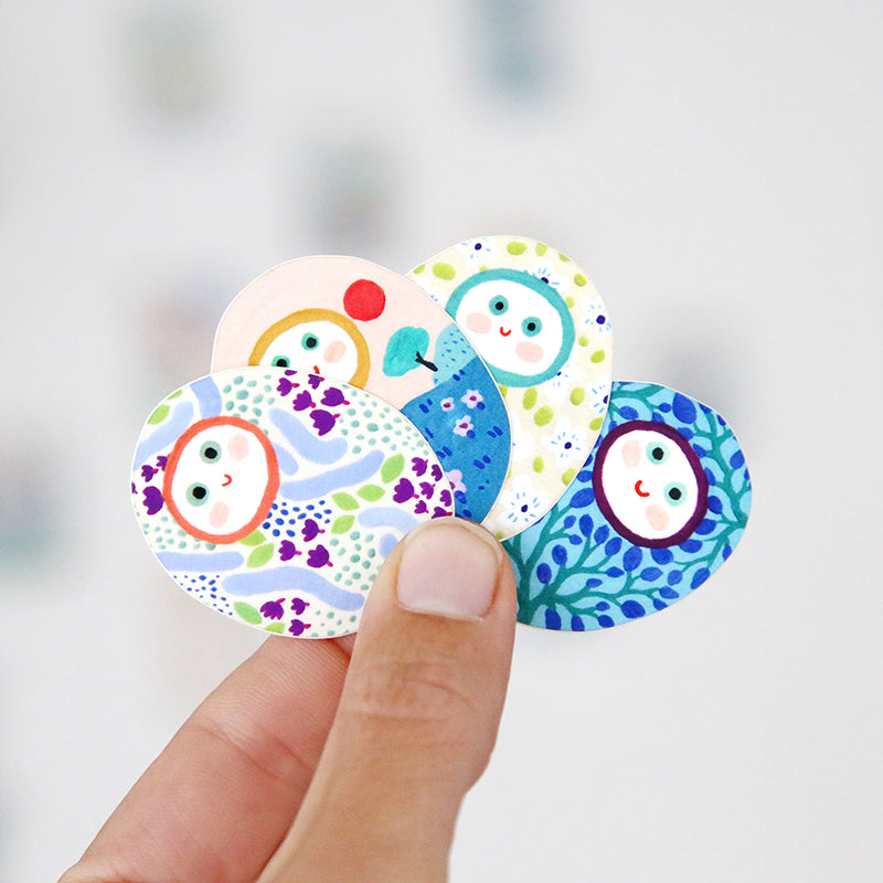 12 Stickers - Grigris Magiques