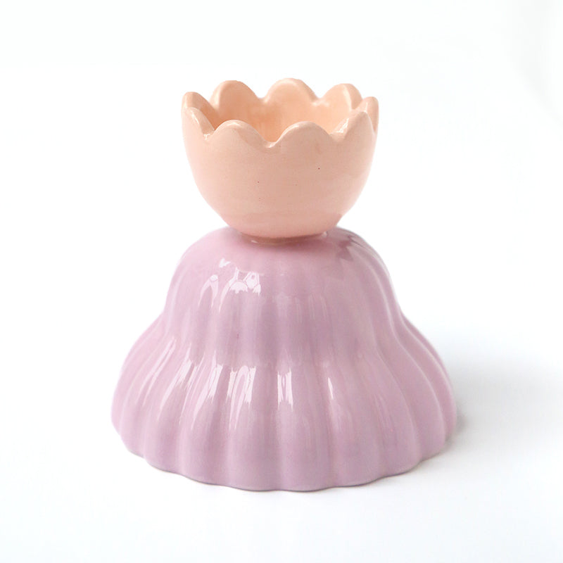 Bougeoir - Oucha - Rose et mauve