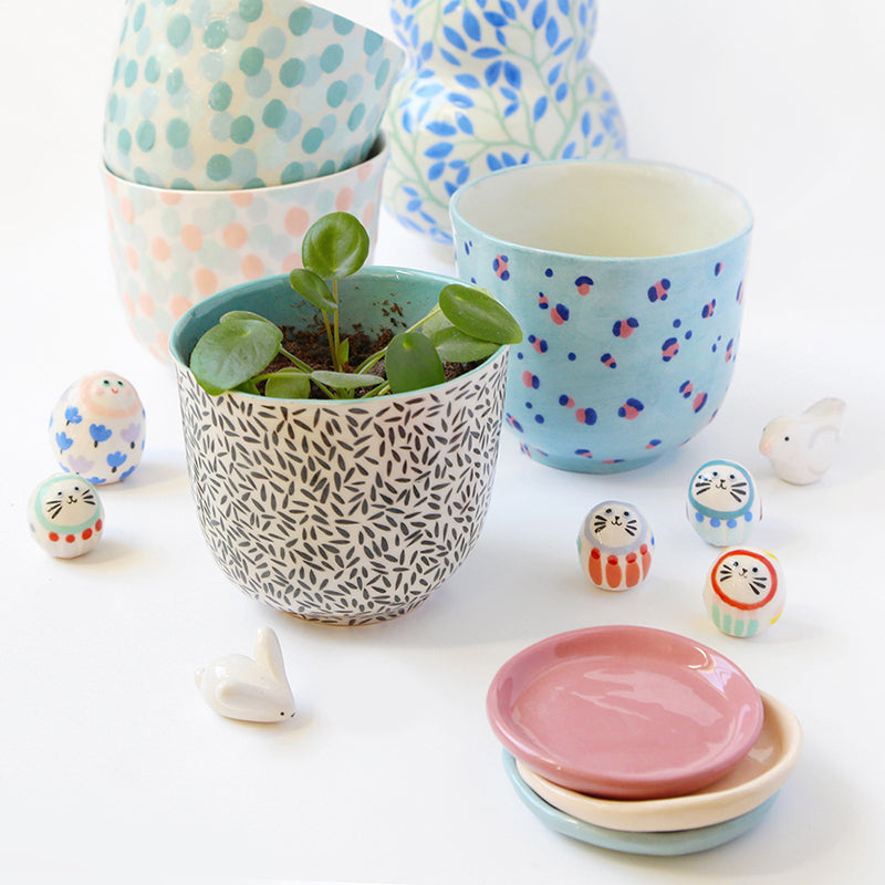 "Basmati" pot + matching plate