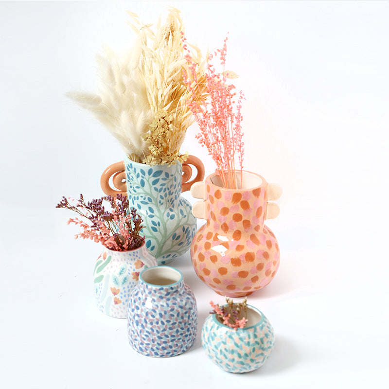 Petit vase "Jardin en fleurs"
