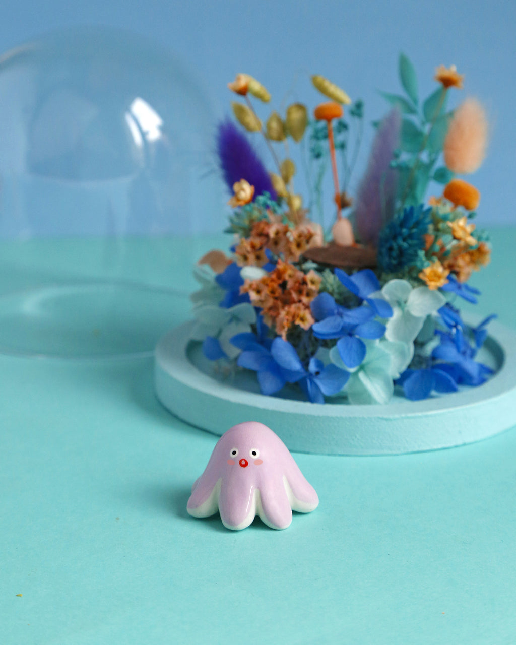 Le poulpe et les abysses turquoise