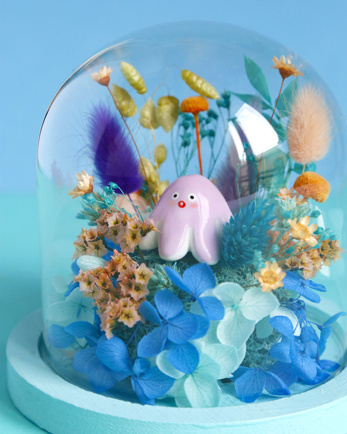 Le poulpe et les abysses turquoise