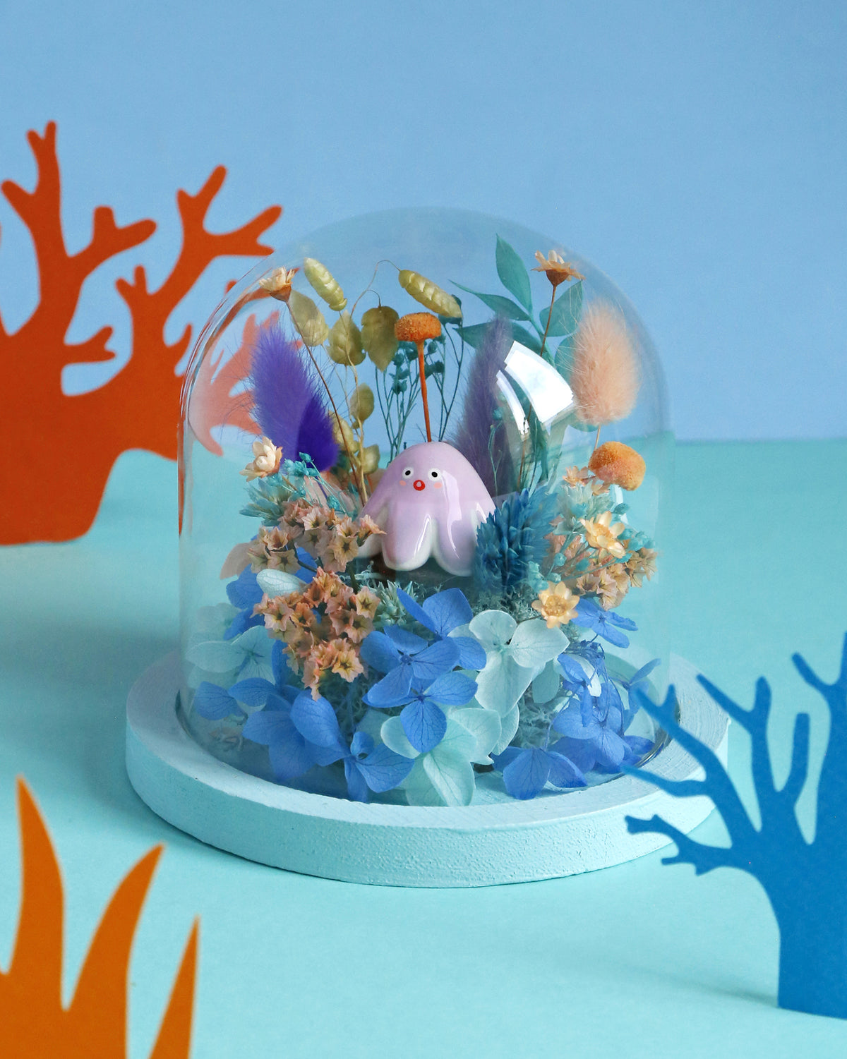 Le poulpe et les abysses turquoise